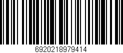 Código de barras (EAN, GTIN, SKU, ISBN): '6920218979414'