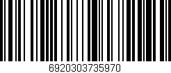 Código de barras (EAN, GTIN, SKU, ISBN): '6920303735970'