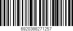 Código de barras (EAN, GTIN, SKU, ISBN): '6920388271257'