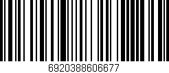 Código de barras (EAN, GTIN, SKU, ISBN): '6920388606677'