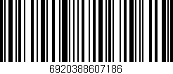 Código de barras (EAN, GTIN, SKU, ISBN): '6920388607186'