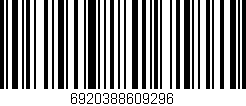 Código de barras (EAN, GTIN, SKU, ISBN): '6920388609296'