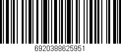 Código de barras (EAN, GTIN, SKU, ISBN): '6920388625951'