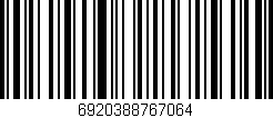 Código de barras (EAN, GTIN, SKU, ISBN): '6920388767064'