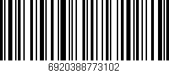 Código de barras (EAN, GTIN, SKU, ISBN): '6920388773102'