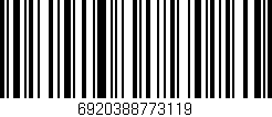 Código de barras (EAN, GTIN, SKU, ISBN): '6920388773119'