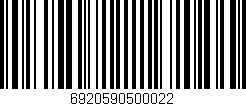 Código de barras (EAN, GTIN, SKU, ISBN): '6920590500022'