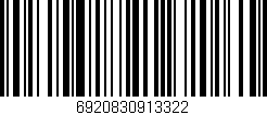 Código de barras (EAN, GTIN, SKU, ISBN): '6920830913322'