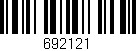Código de barras (EAN, GTIN, SKU, ISBN): '692121'