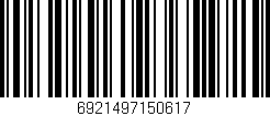 Código de barras (EAN, GTIN, SKU, ISBN): '6921497150617'