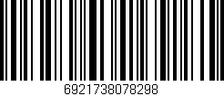 Código de barras (EAN, GTIN, SKU, ISBN): '6921738078298'