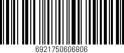 Código de barras (EAN, GTIN, SKU, ISBN): '6921750606806'