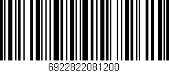 Código de barras (EAN, GTIN, SKU, ISBN): '6922822081200'