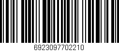 Código de barras (EAN, GTIN, SKU, ISBN): '6923097702210'