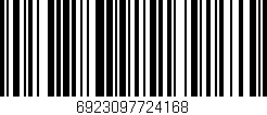 Código de barras (EAN, GTIN, SKU, ISBN): '6923097724168'