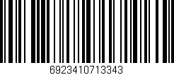 Código de barras (EAN, GTIN, SKU, ISBN): '6923410713343'