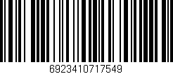 Código de barras (EAN, GTIN, SKU, ISBN): '6923410717549'