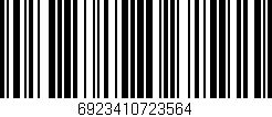 Código de barras (EAN, GTIN, SKU, ISBN): '6923410723564'