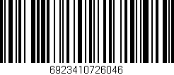 Código de barras (EAN, GTIN, SKU, ISBN): '6923410726046'
