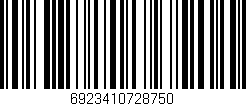 Código de barras (EAN, GTIN, SKU, ISBN): '6923410728750'