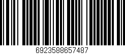 Código de barras (EAN, GTIN, SKU, ISBN): '6923588657487'