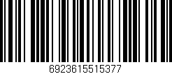 Código de barras (EAN, GTIN, SKU, ISBN): '6923615515377'
