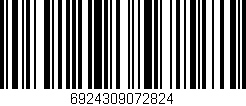 Código de barras (EAN, GTIN, SKU, ISBN): '6924309072824'