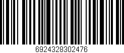Código de barras (EAN, GTIN, SKU, ISBN): '6924328302476'