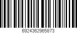 Código de barras (EAN, GTIN, SKU, ISBN): '6924362965873'