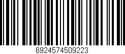 Código de barras (EAN, GTIN, SKU, ISBN): '6924574509223'