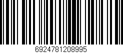 Código de barras (EAN, GTIN, SKU, ISBN): '6924781208995'