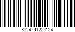 Código de barras (EAN, GTIN, SKU, ISBN): '6924781223134'