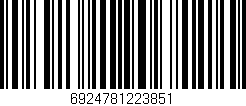 Código de barras (EAN, GTIN, SKU, ISBN): '6924781223851'