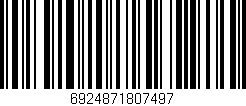 Código de barras (EAN, GTIN, SKU, ISBN): '6924871807497'