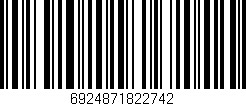 Código de barras (EAN, GTIN, SKU, ISBN): '6924871822742'