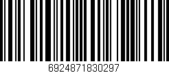 Código de barras (EAN, GTIN, SKU, ISBN): '6924871830297'