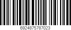 Código de barras (EAN, GTIN, SKU, ISBN): '6924875787023'