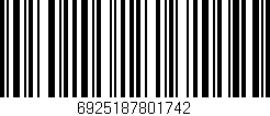 Código de barras (EAN, GTIN, SKU, ISBN): '6925187801742'