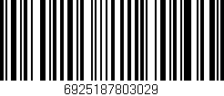 Código de barras (EAN, GTIN, SKU, ISBN): '6925187803029'