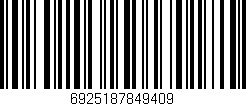 Código de barras (EAN, GTIN, SKU, ISBN): '6925187849409'