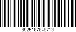 Código de barras (EAN, GTIN, SKU, ISBN): '6925187849713'