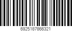 Código de barras (EAN, GTIN, SKU, ISBN): '6925187866321'