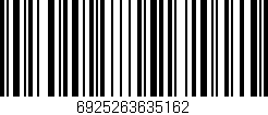 Código de barras (EAN, GTIN, SKU, ISBN): '6925263635162'