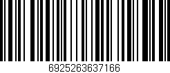 Código de barras (EAN, GTIN, SKU, ISBN): '6925263637166'