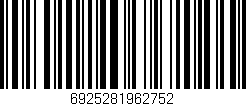 Código de barras (EAN, GTIN, SKU, ISBN): '6925281962752'