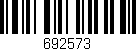 Código de barras (EAN, GTIN, SKU, ISBN): '692573'
