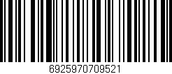 Código de barras (EAN, GTIN, SKU, ISBN): '6925970709521'
