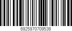 Código de barras (EAN, GTIN, SKU, ISBN): '6925970709538'
