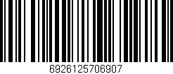 Código de barras (EAN, GTIN, SKU, ISBN): '6926125706907'