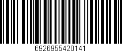 Código de barras (EAN, GTIN, SKU, ISBN): '6926955420141'